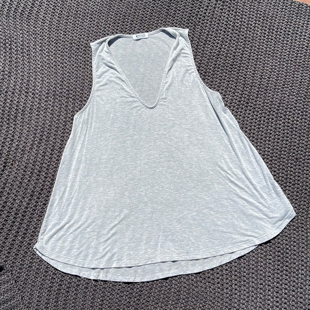 LA Made. Soft gray tank top size small